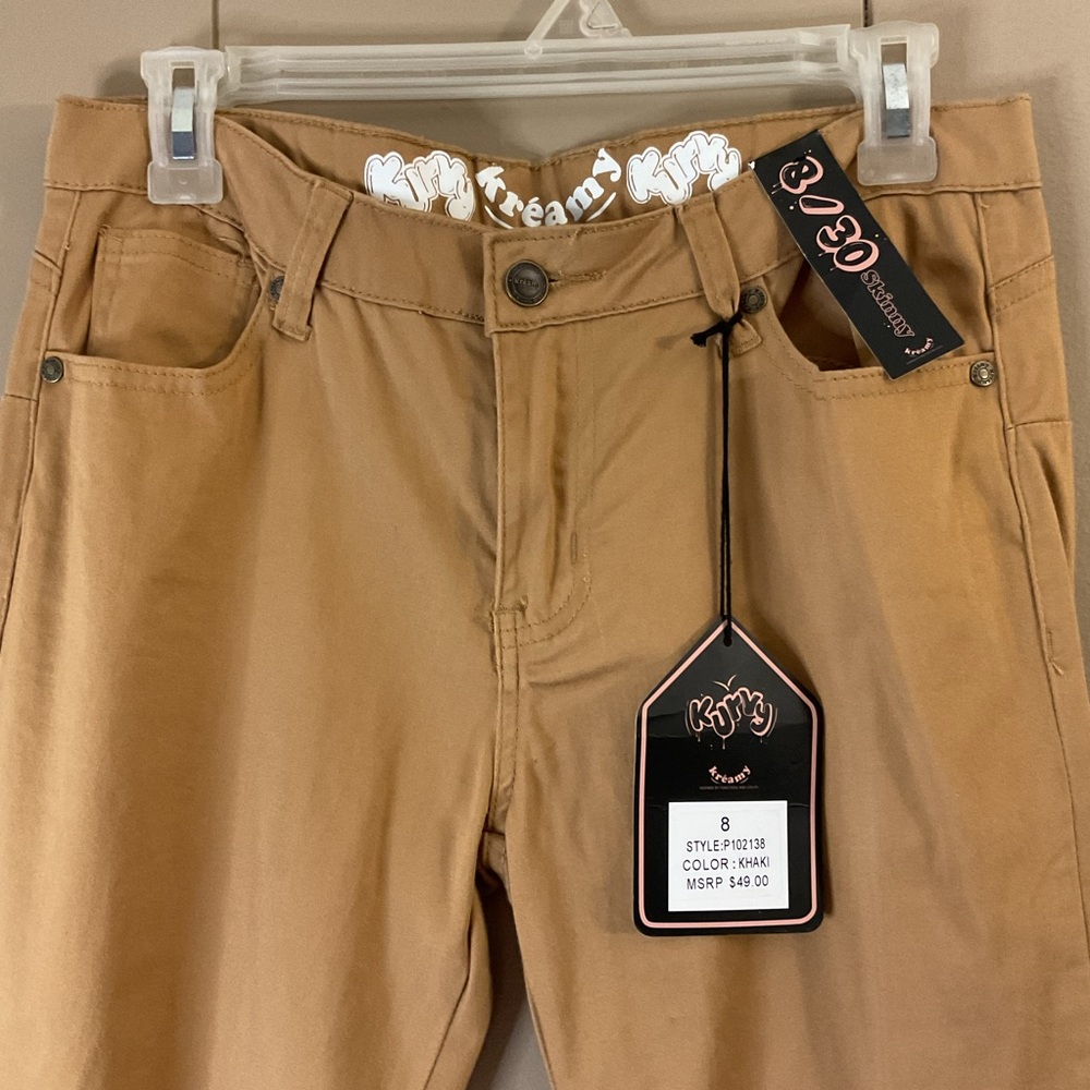 KURVY KREAMY LADIES PANTS SIZE 8 (juniors)